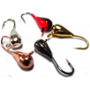 Мормышка вольфрамовая "Капля" с ушком 4.0 мм