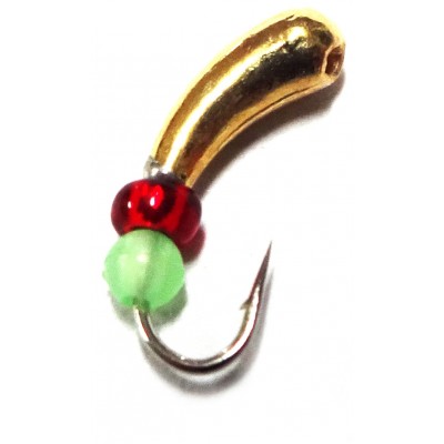 Мормышка вольфрамовая "Уралка" с бисером и отверстием 2.5 мм Мормышка вольфрамовая "Уралка" с бисером и отверстием 2.5 мм