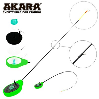 Зимняя удочка Akara Finezza SPS-G тест: 1-4, 40 см Зимняя удочка Akara Finezza SPS-G тест: 1-4, 40 см