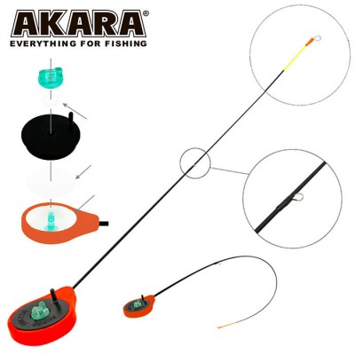 Зимняя удочка Akara Finezza SPS-R тест: 1-4, 40 см Зимняя удочка Akara Finezza SPS-R тест: 1-4, 40 см