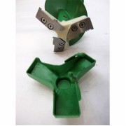 Ледобур металлопластиковый двуручный трехножевой D-125 "Ермаков"