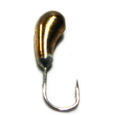 Мормышка вольфрамовая "Чесночинка" с отверстием 2.5 мм Мормышка вольфрамовая "Чесночинка" с отверстием 2.5 мм