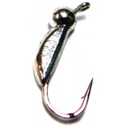 Мормышка вольфрамовая "Супер банан+шар" с ушком 3.0 мм