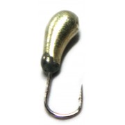 Мормышка вольфрамовая "Чесночинка" с отверстием 2.5 мм