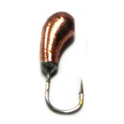 Мормышка вольфрамовая "Чесночинка" с отверстием 2.5 мм