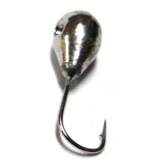 Мормышка вольфрамовая "Капля" с отверстием 3.5 мм