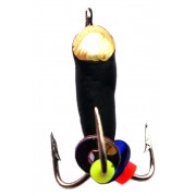 Мормышка вольфрамовая "Чёртик" с коронкой и ушком 1.5 мм