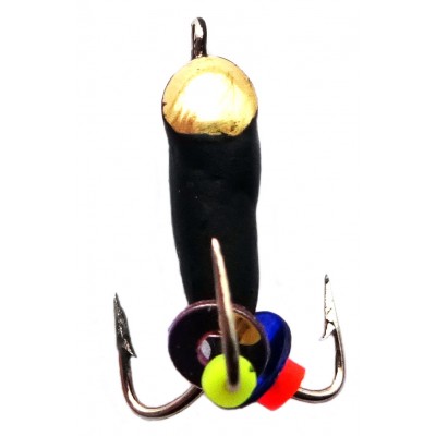 Мормышка вольфрамовая "Чёртик" с коронкой и ушком 1.5 мм Мормышка вольфрамовая "Чёртик" с коронкой и ушком 1.5 мм