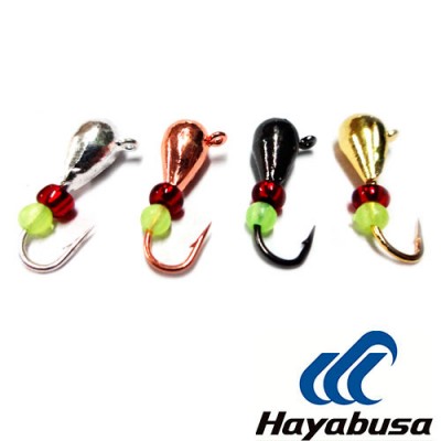 Мормышка вольфрамовая "Капля" с бисером и ушком 3.0 мм Мормышка вольфрамовая "Капля" с бисером и ушком 3.0 мм