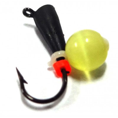 Мормышка вольфрамовая "Кошачий глаз" конус с камнем и ушком 2.5 мм Мормышка вольфрамовая "Кошачий глаз" конус с камнем и ушком 2.5 мм