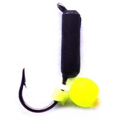 Мормышка вольфрамовая "Столбик" с бусиной "Неон" и ушком 2.0 мм Мормышка вольфрамовая "Столбик" с бусиной "Неон" и ушком 2.0 мм