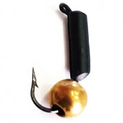 Мормышка вольфрамовая "Столбик" с латунным шариком и ушком 2.0 мм