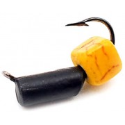 Мормышка вольфрамовая Столбик с сырным кубиком и ушком 2.5 мм (496)